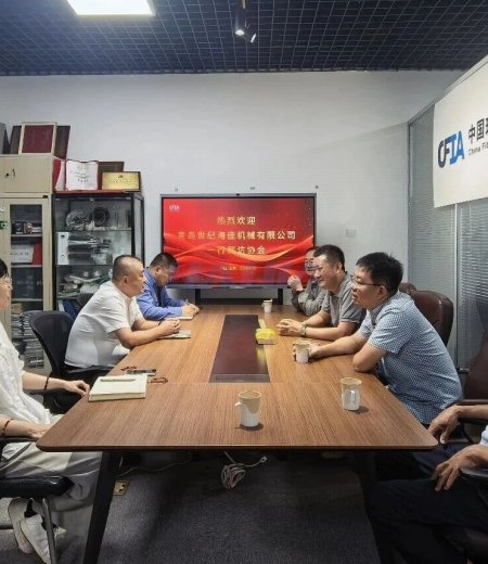 海佳赴中国玻璃纤维工业协会交流，共话高端电子布生产用喷气织机研发攻关